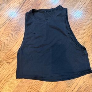 lululemon athletica Black Tank Top cropped